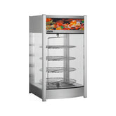 Vitrina expunere pizza, 4 rafturi rotative, NIKLAS